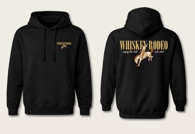 Whiskey Hoodie Option 1 Black