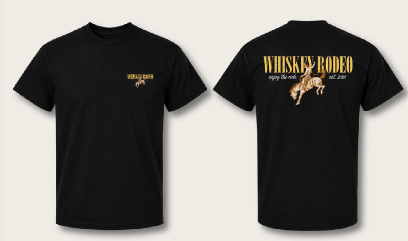 Whiskey Rd Tee Option 2 Black