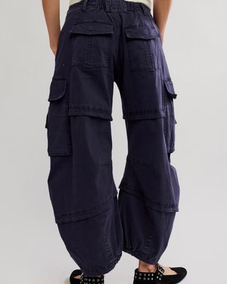 Free People Reef Curved Cargo Black