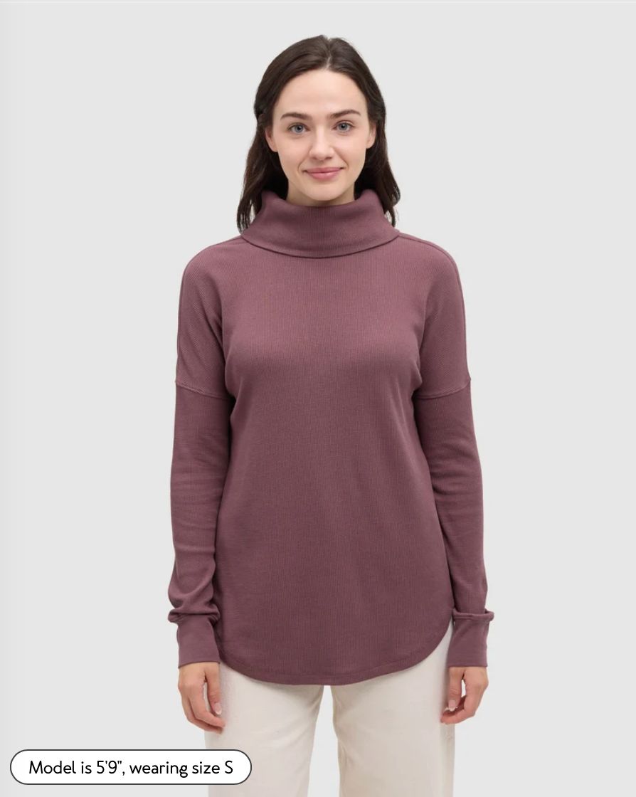Highwood Turtleneck Mauve