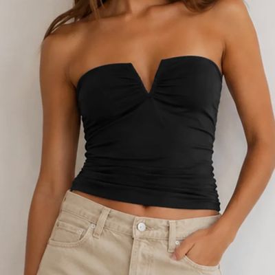 Free People Round Two Tube Top