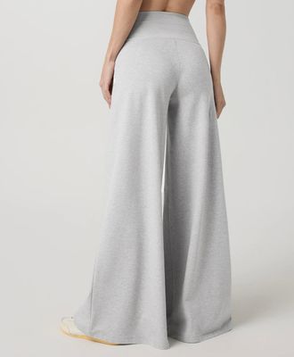 Vuori Halo Easy Wideleg Pant Pale Grey