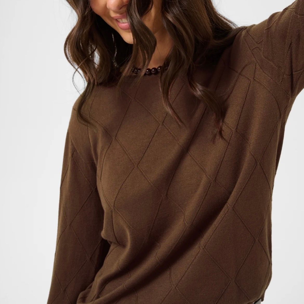 Kaffe Lizza Argyle Pullover Carafe
