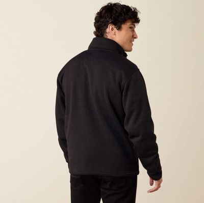 Ariat Caldwell 1/4 Button Sweater Phantom