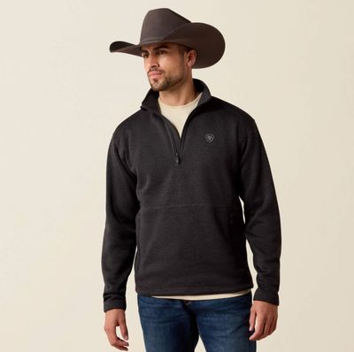 Ariat Caldwell 1/4 Zip Sweater Midnight Navy