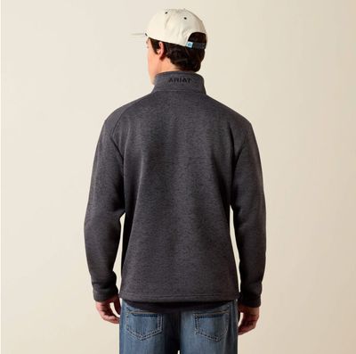 Ariat Caldwell 1/4 Zip Sweater Iron Gate