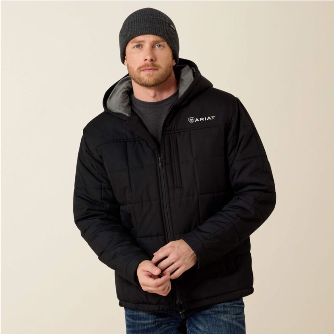 Ariat Crius Hooded Insulated Jacket Black
