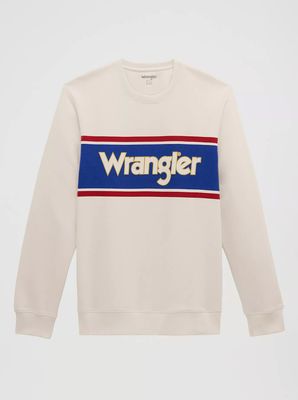 WRANGLER LEGACY LOGO GRAPHIC FLEECE SWEATSHIRT