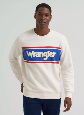 WRANGLER LEGACY LOGO GRAPHIC FLEECE SWEATSHIRT