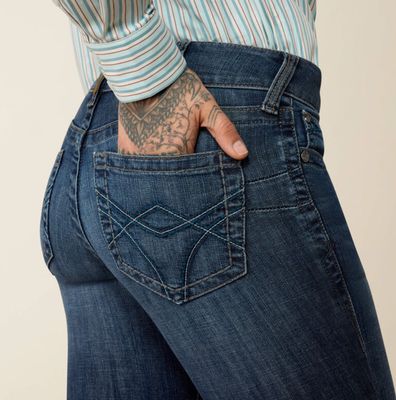 Ariat Mid Rise Luisa Boot Cut Jeans Pasadena