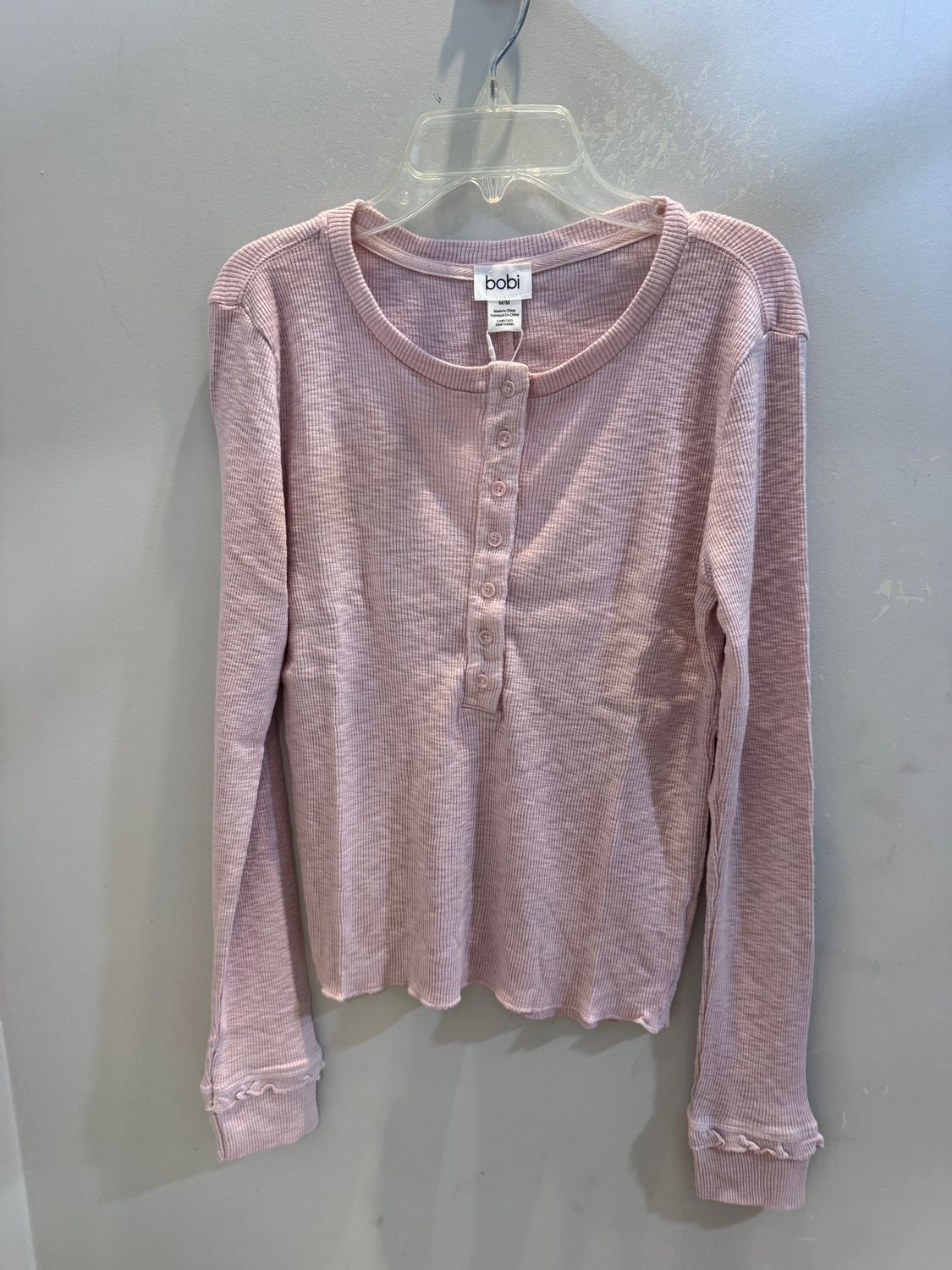 Bobi Ruffle Cuff Pullover