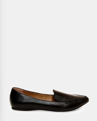 Steve Madden FEATHER BLACK LEATHER