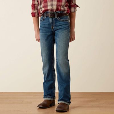 Ariat Boys B4 Relaxed Boundary Boot Cut Jean