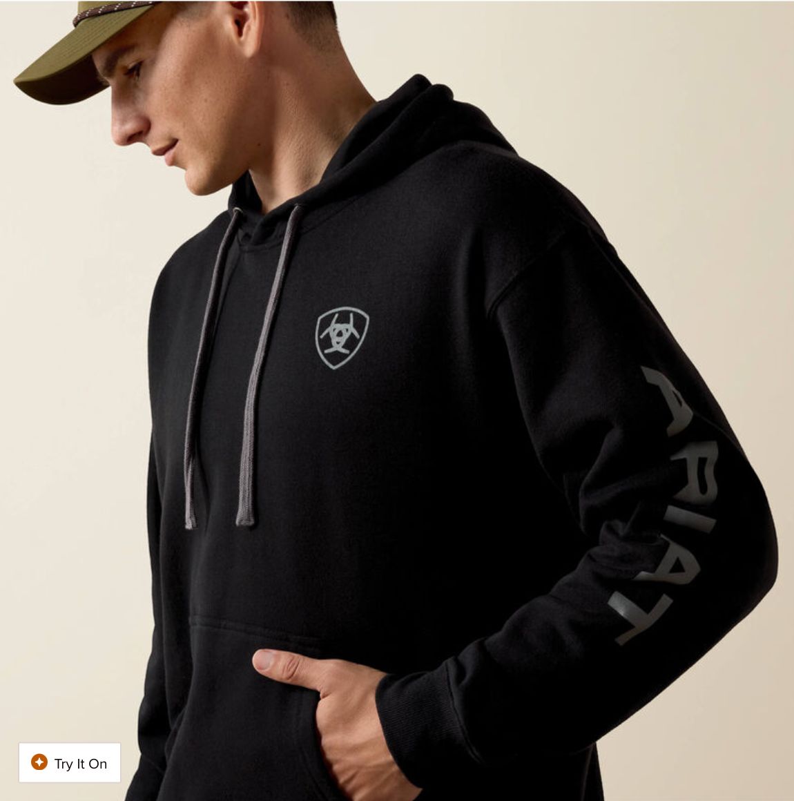 Ariat Logo Hoodie Black