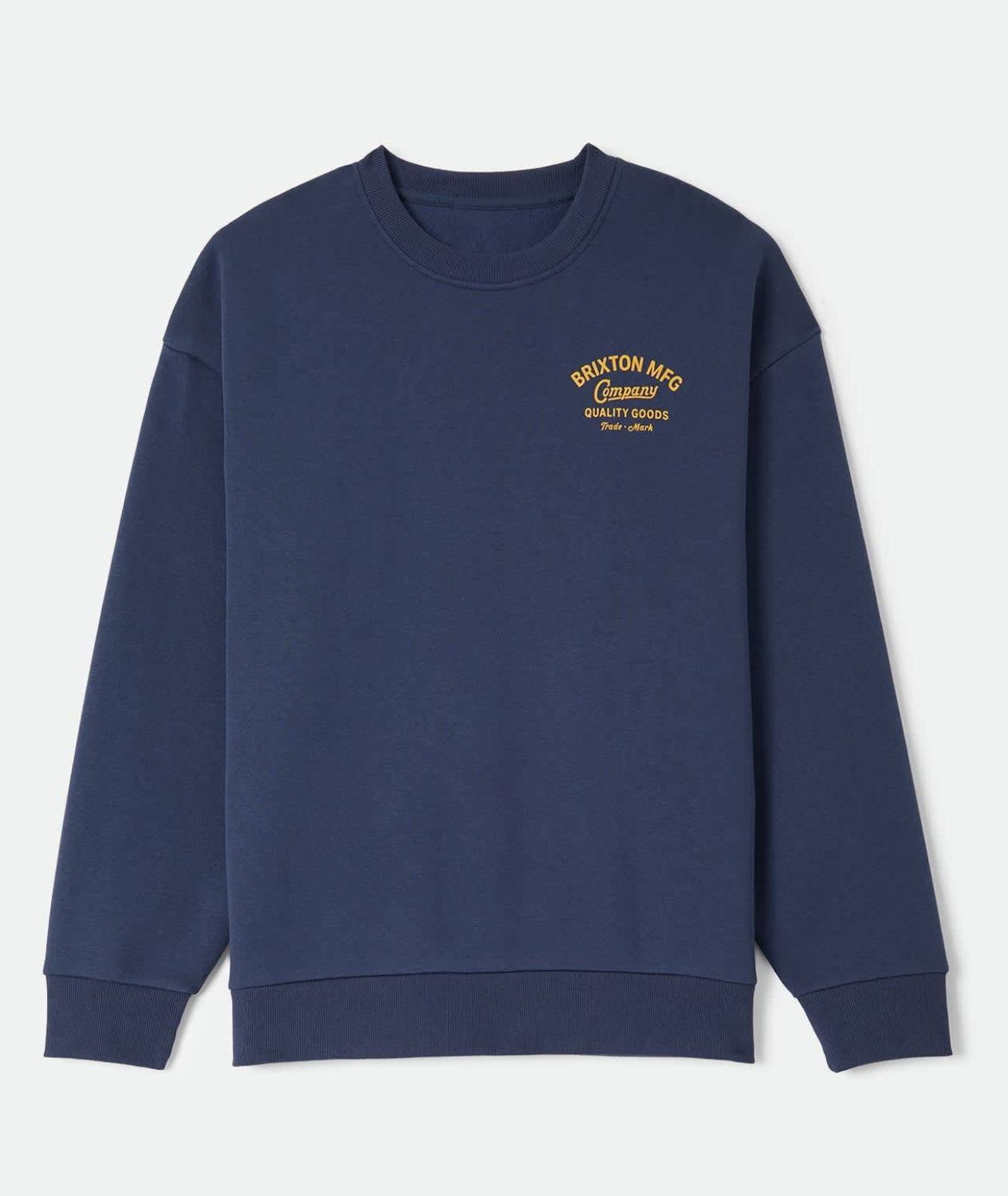 Brixton STRATON CREW Washed Navy