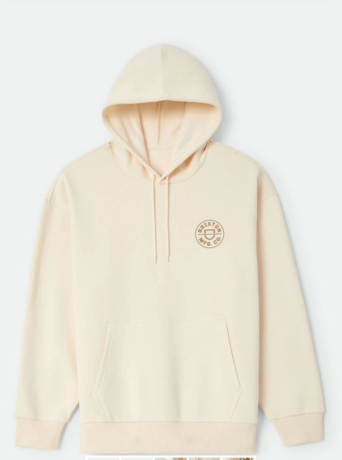 Brixton CREST II HOOD Whitecap