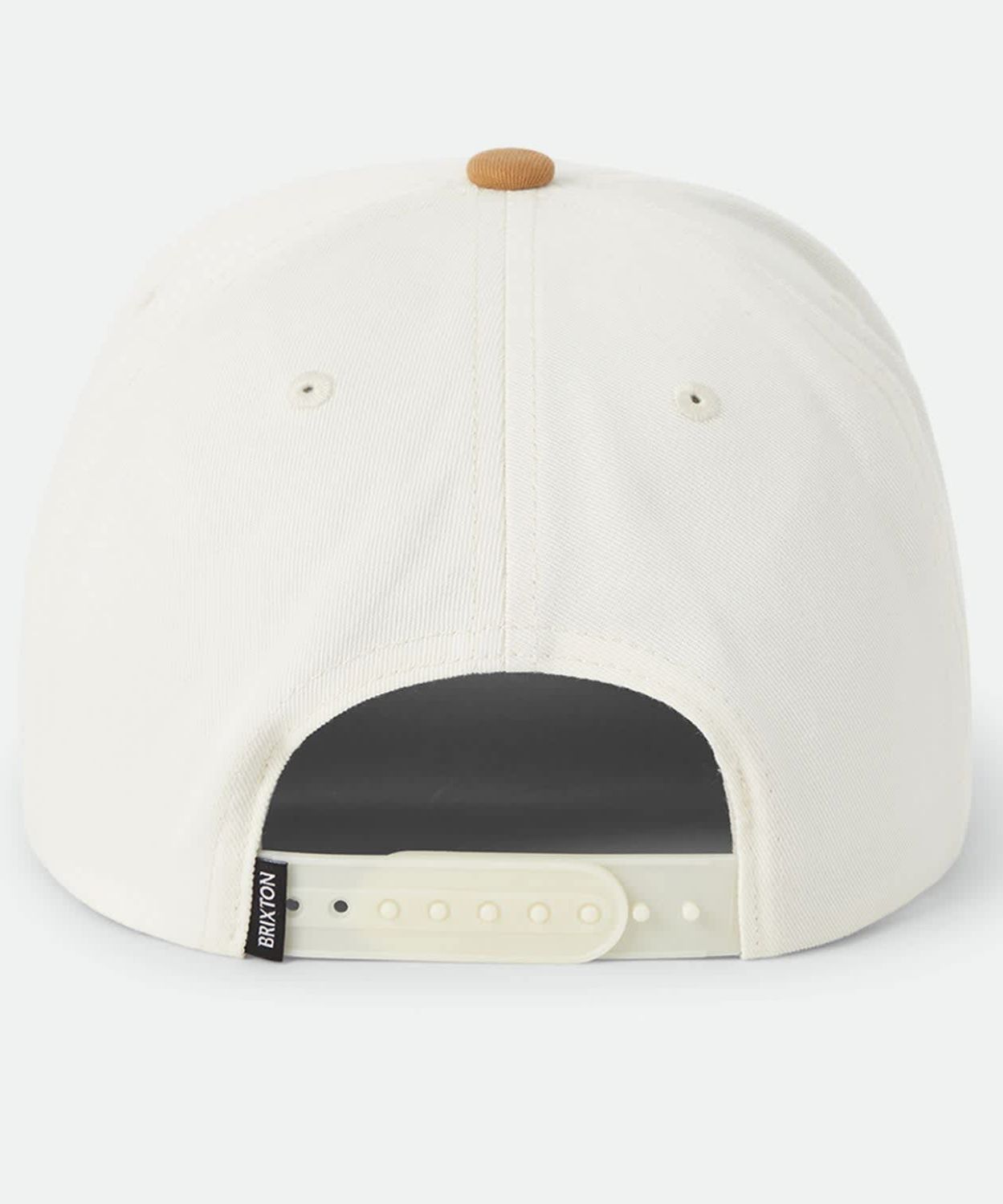 STRATTON SNAPBACK off white caramel