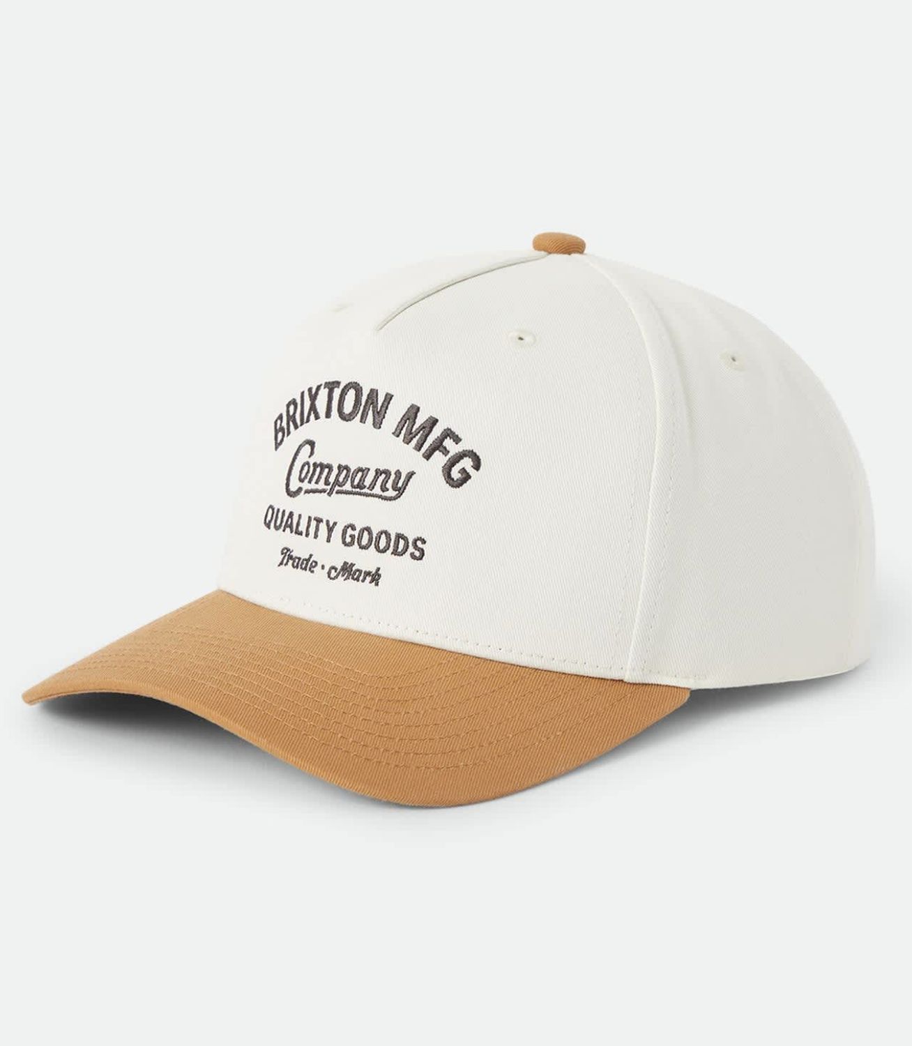 STRATTON SNAPBACK off white caramel