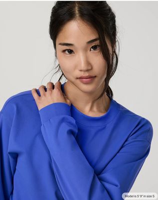 Vuori Halo Modern Crew Electric Blue
