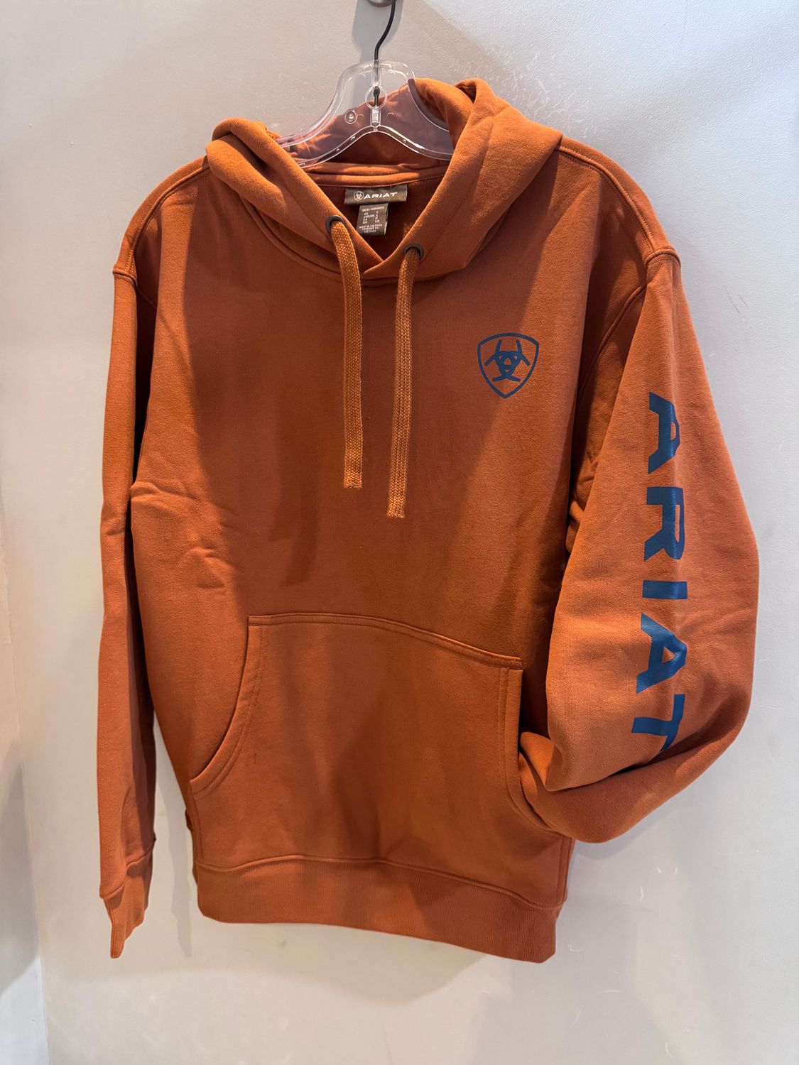 Ariat Logo Hoodie Dark Orange