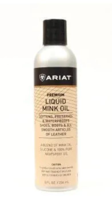 ARIAT LIQUID MINK OIL 8OZ