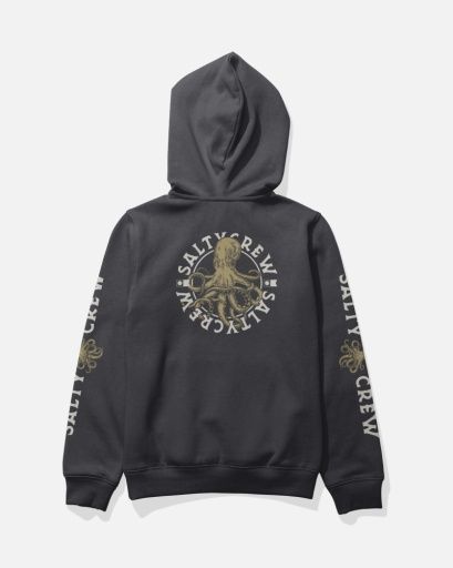 Salty Crew TENTACLES BOYS FLEECE, Colour: BLACK, Size: S