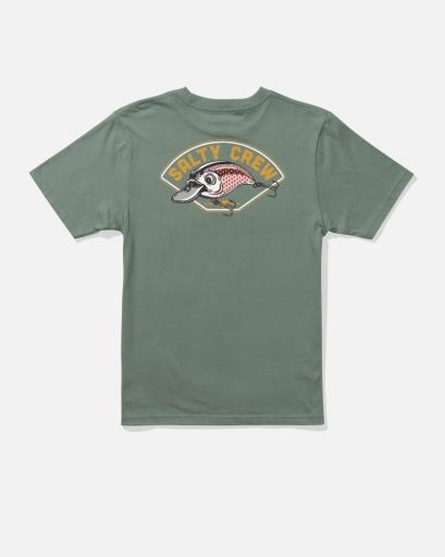 Salty Crew CATCH ME BOYS SS TEE, Colour: LAUREL WREATH, Size: S