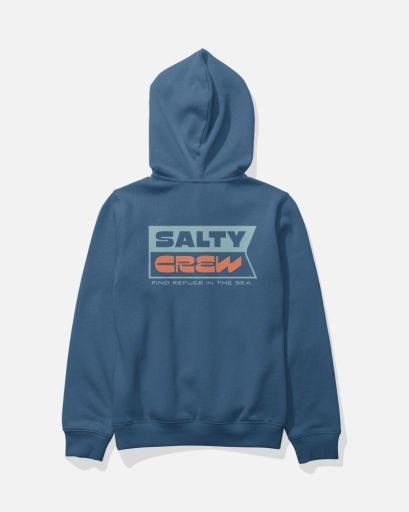 Salty Crew INVERSE FLAG BOYS FLEECE, Colour: CAST BLUE, Size: S