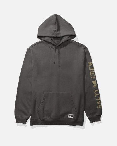 Salty Crew REFUGE FLEECE, Colour: DARK GREY, Size: S