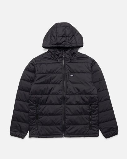 Salty Crew BARRIER HOODED JACKET, Colour: MATTE BLACK, Size: M