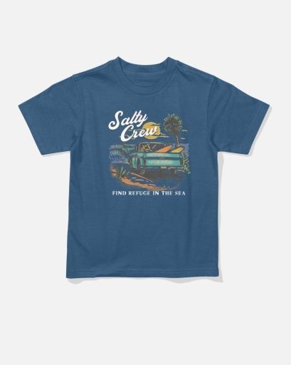 Salty Crew TRUCK BED TODDLER SS TEE, Colour: CAST BLUE, Size: 2T