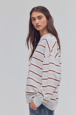 Free People Palm Spring Stripped washed blue combo