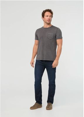 Duer Performance Denim Lite Slim Straight - Carbon Stone