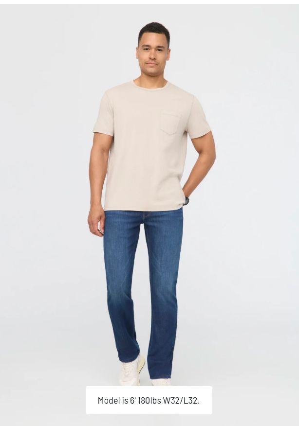 Duer Performance Denim Lite Slim Straight - Worn In Indigo