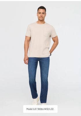 Duer Performance Denim Lite Slim Straight - Worn In Indigo