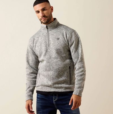 Ariat Caldwell 1/4 Zip Sweater Nulla Heather