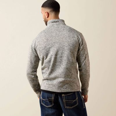 Ariat Caldwell 1/4 Zip Sweater Nulla Heather