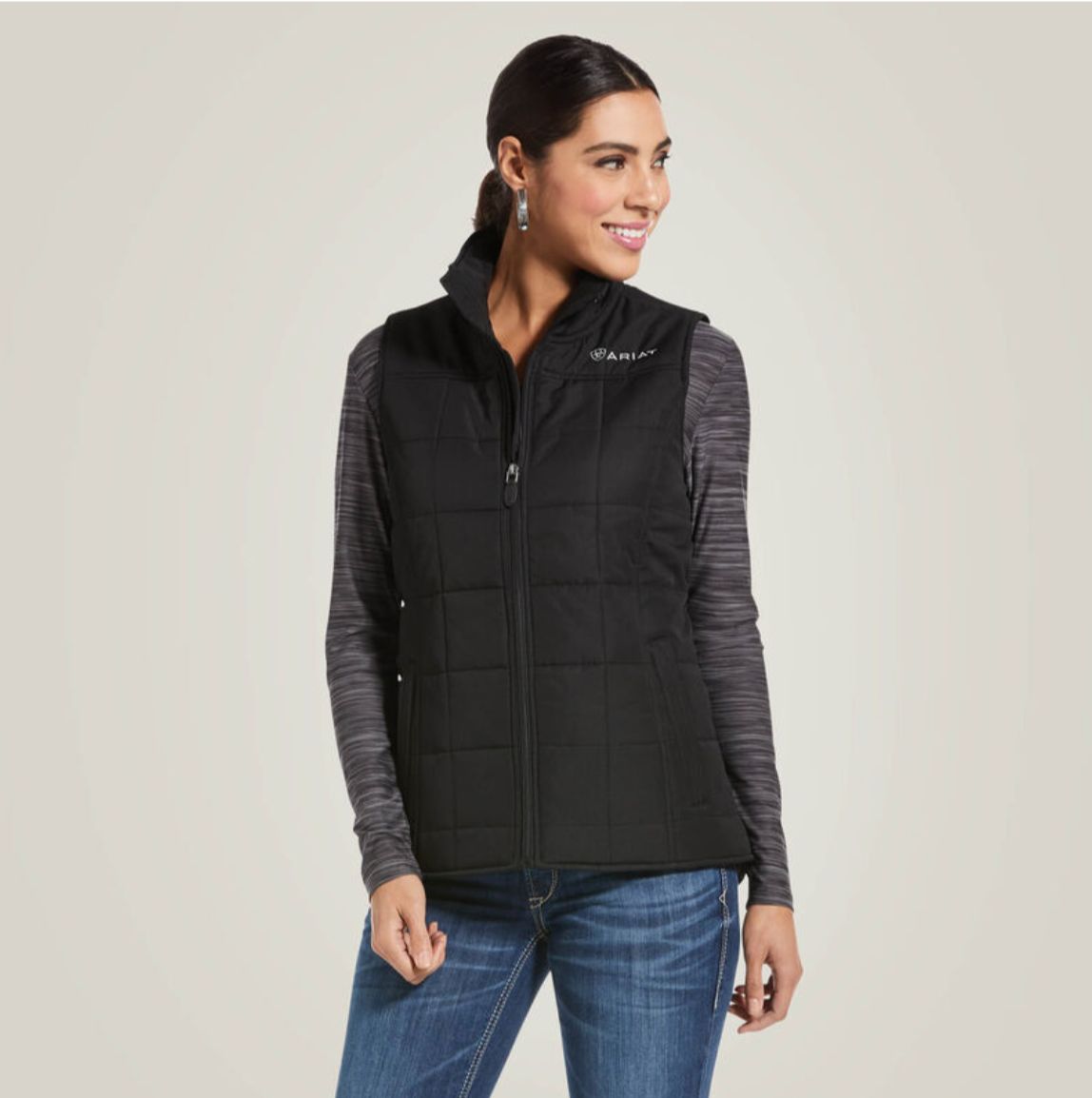 Ariat woman's Crius Insulated Vest Black