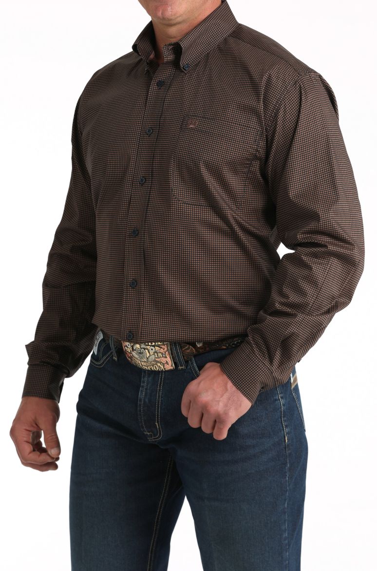MENS L/S PRINT 12/25 - NAV