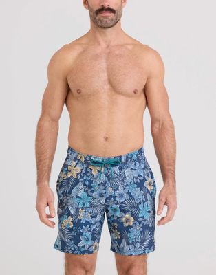SAXX Oh Buoy Tropic Burst-Dark Denim