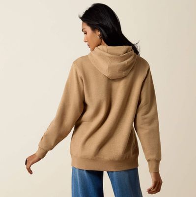Ariat Logo 2.0 Hoodie Khaki Heather