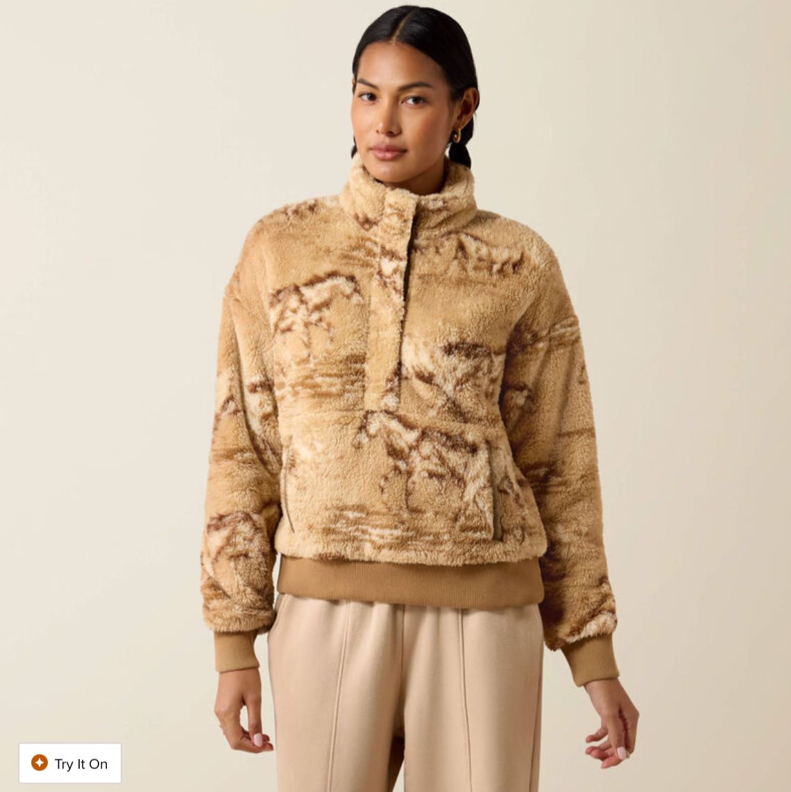 Ariat Berber Sweatshirt Wild Horse Print