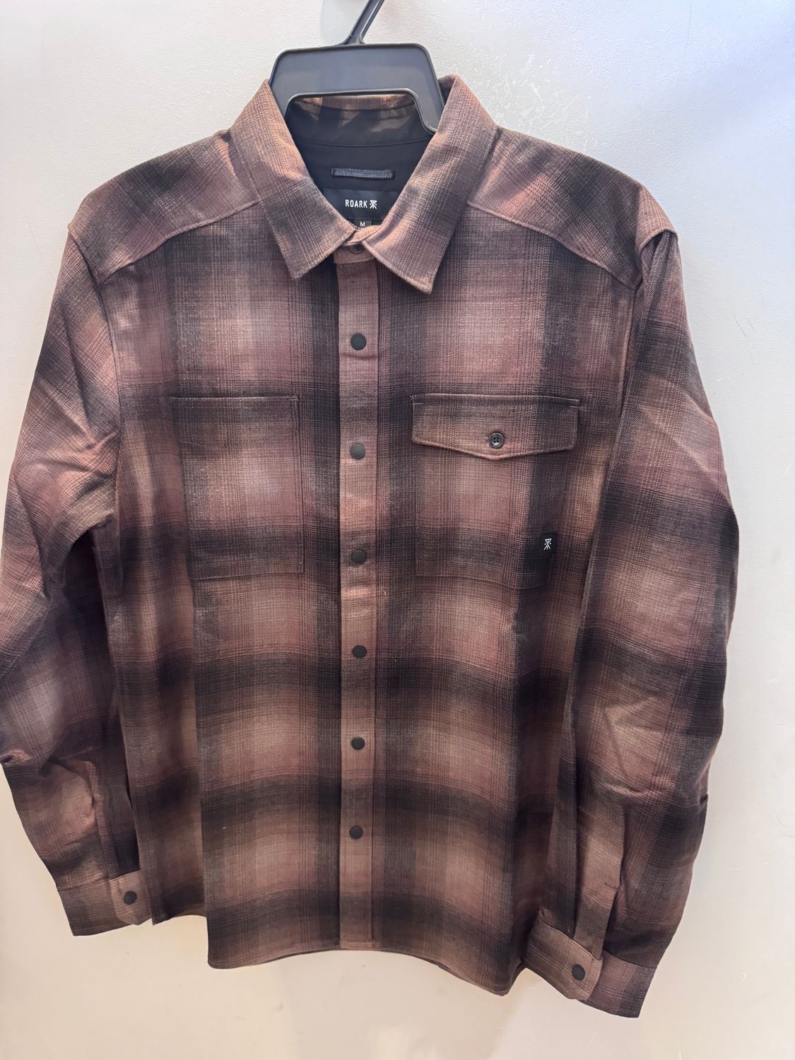 Roark Diablo Long Sleeve Flannel Tobacco