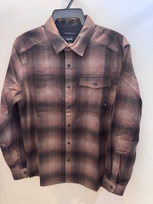 Roark Diablo Long Sleeve Flannel Tobacco