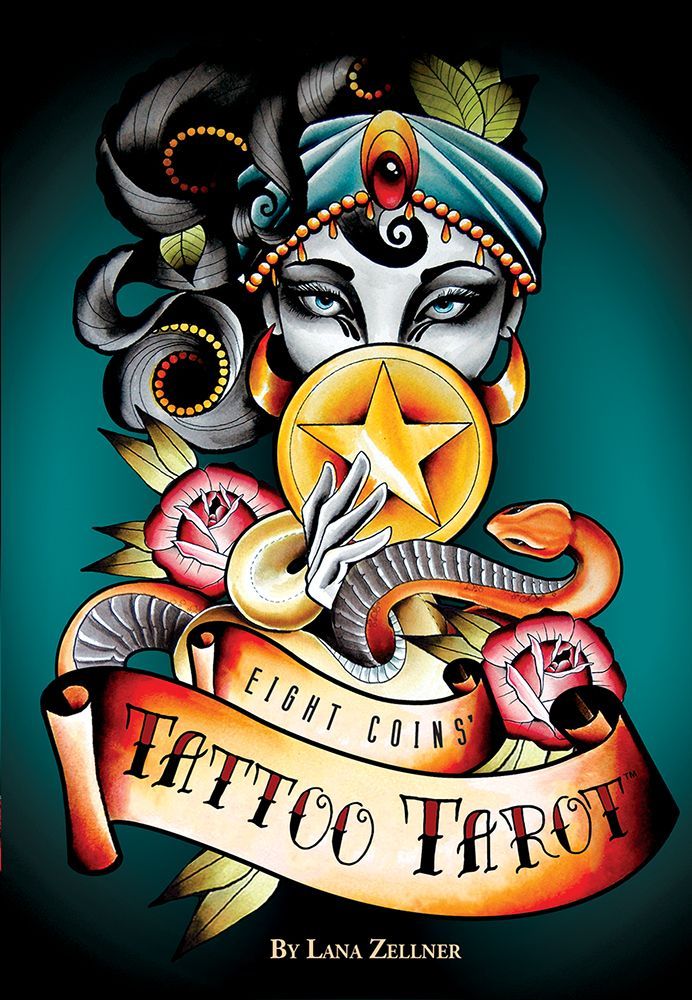 EIGHT COINS TATTOO TAROT