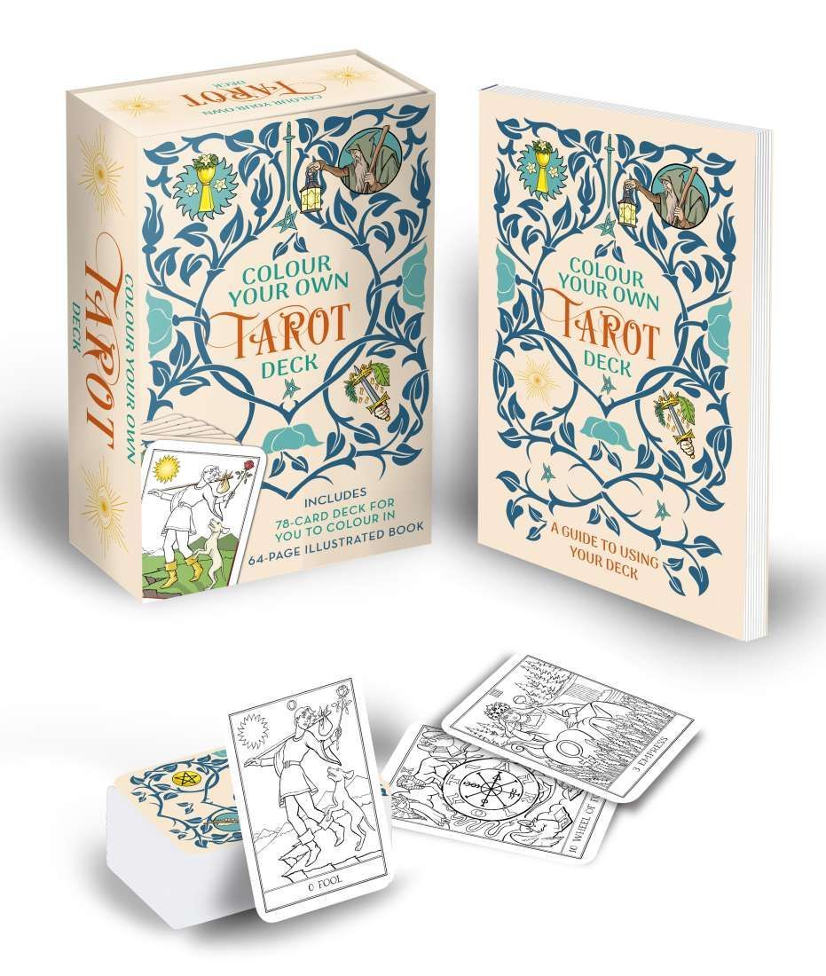 COLOUR YOUR OWN TAROT BOOK & CARD DECK