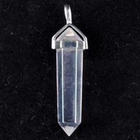 PENDANT CLEAR QUARTZ SILVER