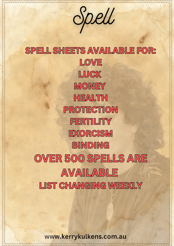 SPELL SHEETS