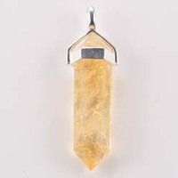 CITRINE DD PENDANT SILVER