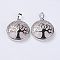ROSE QUARTZ TREE OF LIFE PENDANT SILVER